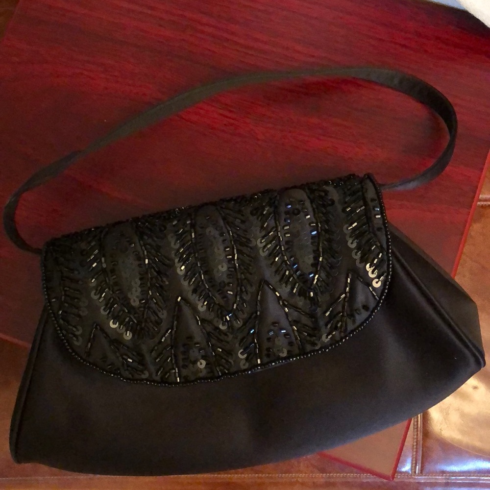 Vanessa Black Cocktail Purse